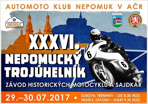 Plakát XXXVI. Nepomucký trojúhelník - Nepomuk 29. – 30. 7. 2017